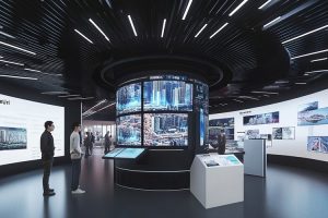 數字方案賦能工業(yè)化示范基地展廳，打造產業(yè)升級新標桿展示空間！